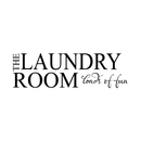 Imprinted Designs Laundry Room Loads of Fun Vinyl Wall Decal Sticker Art Black 7" x 23" 5