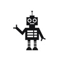 SPACE ROBOT- Vinyl Wall Art Stickers - Vinyl Wall Decor Little Boys Bedroom - Kids Robot Vinyl Sticker Decor - Wall Decal for Baby Nursery - Wall Art For Toddlers Bedroom 3