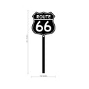 Route 66 Highway Sign - Wall Art Decal Home Decoration Wall Art - Bedroom Living Room Wall Decor - Trendy Modern Wall Art - Boys Highway 66 Play Room Wall Decoration Sticker Vinyl Decals 3
