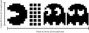 Vinyl Wall Art Decal - Pacman And Ghosts Inspired - 0.5" x 2.5" Each - Trendy Fun Decor For Light Switch Window Mirror Luggage Car Bumper Laptop Computer Sticker Skin Designs For Men Women Black 0.5" x 2.5" Each 3