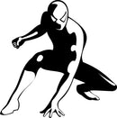 Vinyl Wall Art Decal - Spiderman Inspired - 6" x 6" - Super Hero Decor for Light Switch Window Mirror Luggage Car Bumper Laptop Computer Sticker Skin Designs for Boys Toddlers Teens Black 6" x 6" 2