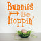 Easter Day Vinyl Wall Art Decal - Bunnies Be Hoppin - Resurrection Sunday Pascha Holiday Modern Cute Home Living Room Bedroom Apartment Office Work Decor (21" x 23"; Orange)   4