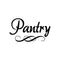 Vinyl Wall Art Decal - Pantry - 4.- Text Lettering Food Cupboard Storeroom Label For Home Dining Room Kitchen Sticker Decor - Modern Apartment Peel And Stick Adhesive Decals   4