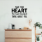 Vinyl Wall Art Decal - Make Your Heart The Most Beautiful Thing About You - 17" x 23" - Modern Inspirational Quote For Home Bedroom Office Workplace School Classroom Decoration Sticker Black 17" x 23" 2