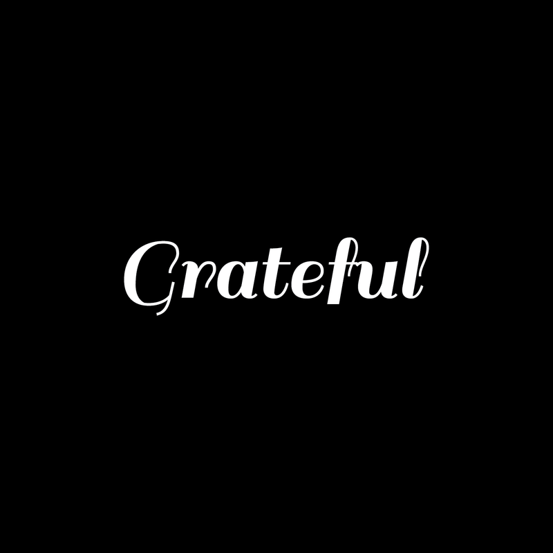 Vinyl Wall Art Decal - Grateful Word - 8.5" x 30" - Modern Inspirational Minimalist Quote For Home Bedroom Living Room Apartment Office Coffee Shop Decoration Sticker White 6.5" x 25" 3
