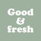 Vinyl Wall Art Decal - Good & Fresh - 22" x 24" - Trendy Food Nature Plants Quote For Home Kitchen Fridge Restaurant Patio Grocery Store Decoration Sticker White 22" x 24" 5