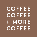 Vinyl Wall Art Decal - Coffee Coffee More Coffee - 17" x 17" - Modern Funny Sticker Quote For Home Bedroom Living Room Restaurant Kitchen Coffee Shop Cafe Decor White 17" x 17" 2