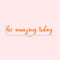 Motivational Art Decal/Be Amazing Wall Decoration Vinyl Sticker - 3.5" x 16" - Inspirational Quote Decal for Mirror; Bedroom or Living Room (Orange) Orange 16" x 3.5" 4
