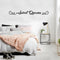 Sweet Dreams Bedroom Large Vinyl Wall Art Decal - 4.ecoration Vinyl Sticker-Black