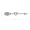 Heart Arrow Living Room and Bedroom Vinyl Wall Art Decal - 3. Decoration Vinyl Sticker-Black   2