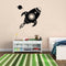 Imprinted Designs Vinyl Wall Decal Sticker Art - Spaceship Rocket and Planet - 22" x 22" - Kids Room Wall Art - Children’s Bedroom Decor - Boys Nursery Decoration Black 28" x 16" 3