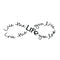 Imprinted Designs Live The Life You Love. Bob Marley Infinity Quote Vinyl Wall Decal Sticker Art (Black; 8" X 23") Black 8" x 23" 2