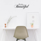 Imprinted Designs Be Your Own Kind of Beautiful. Inspirational Vinyl Wall Decal Sticker Art (8" X 23") Black 8" x 23" 5
