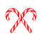 Christmas Candy Cane Vinyl Wall Art Decal - 23" x 29" Decoration Vinyl Sticker- Red Red 23" x 29" 3