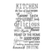 Kitchen Words Lettering - Vinyl Wall Art Decal - Decoration Vinyl Sticker - Kitchen Wall Vinyl Decal - Removable Vinyl Art Decal - Kitchen Quote Vinyl Decal Sticker   2