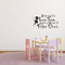 Imprinted Designs All You Need is Love; Trust; and a Little Fairy Dust with Fairy Vinyl Wall Decal Sticker Art (16" X 30") Black 16" x 30" 3