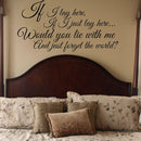 Imprinted Designs Snow Patrol Chasing Cars Lyrics Vinyl Wall Decal Sticker Art (Large 18" X 36") Black 18" x 36" 5