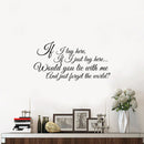 Imprinted Designs Snow Patrol Chasing Cars Lyrics Vinyl Wall Decal Sticker Art (Small 12" X 23") Black 12" x 23" 2