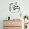 Fierce Bulldog Vinyl Wall Decal Sticker Art - - Dog Vinyl Decal Sticker - Cartoon Vinyl Decal   2