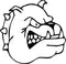 Fierce Bulldog Vinyl Wall Decal Sticker Art - - Dog Vinyl Decal Sticker - Cartoon Vinyl Decal   3