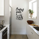 Baking Queen Sign - Kitchen Quotes Wall Art Vinyl Decal - Decoration Vinyl Sticker - Cute Kitchen Wall Decor - Trendy Wall Art   2
