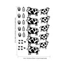 Set of 17 Vinyl Wall Art Decal - Cow - Cool Adhesive Sticker Cute Farm Animal Design for Baby Kids Room Bedroom Playroom School Classroom Nursery Decor   3