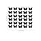Set of 30 Butterflies Vinyl Wall Art Decals - 5" x 5" - Bedroom Vinyl Wall Decor Stickers - Apartment Vinyl Decal Decor - Kids Room Butterfly Pattern Vinyl Wall Art (5" x 5"; Black) Black 5" x 5" 4