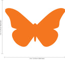 Set of 30 Butterflies Vinyl Wall Art Decals - 5" x 5" - Bedroom Vinyl Wall Decor Stickers - Apartment Vinyl Decal Decor - Kids Room Butterfly Pattern Vinyl Wall Art (5" x 5"; Orange) Orange 5" x 5" 4