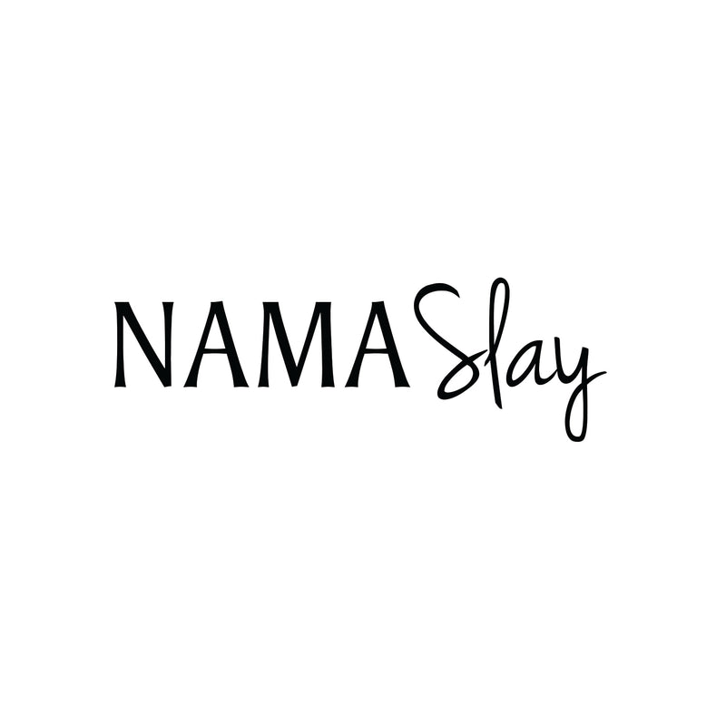 Vinyl Wall Art Decals - Namaslay - 10" x 30" - Yoga Meditation Zen Quote Wall Decal - Motivational Home Gym Wall Decor - Yoga Studio Sticker Adhesive - Positive Mind Spiritual Quotes Black 10" X 30" 4