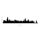 City Silhouette Skyline - Wall Art Decal - ecoration Vinyl Sticker - Living Room Wall Decor - Office Wall Decoration   3
