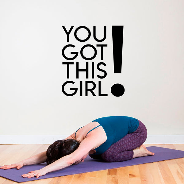 You Got This - Wall Art Decal - Motivational Life Quote Vinyl Decal - Living Room Wall Art Decor - Bedroom Wall Sticker   2
