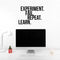 Experiment Fail Repeat Learn Motivational Quote - Wall Art Decal - Decoration Vinyl Sticker - Life Quote Vinyl Decal - Gym Wall Vinyl Sticker - Removable Vinyl Decal