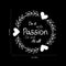 Do It with Passion Or Not at All - Inspirational Quotes Wall Art Vinyl Decal - 20" x 20" Decoration Vinyl Sticker - Motivational Wall Art Decal - Life Quotes Vinyl Sticker Decor (White) White 20" x 20" 3