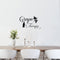 Grape Therapy Funny Wall Decals - Vinyl Wall Art Decal - Decoration Vinyl Sticker - Living Room Wall Decor Stickers - Winery Signs - Bar Decals (15" x 23") Black 15" X 23"