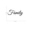 Family Lettering - Inspirational Quotes Wall Art Vinyl Decal - Decoration Vinyl Sticker - Motivational Wall Art Decal - Living Room Decor - Trendy Wall Art Quotes - Family Vinyl Sticker   3