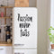 Passion Never Fails - Inspirational Life Quote - Wall Art Vinyl Decal - Decoration Vinyl Sticker - Motivational Gym Quotes Wall Decor - Fitness Wall Decals Stickers   2