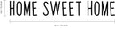 Home Sweet Home - Wall Art Decal ecoration Wall Art Vinyl Sticker - Cute Dorm Room Signs Wall Decor - Teen Vinyl Art - Peel Off Vinyl Stickers for Walls - Cool Vinyl Decal Decor   4