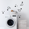 Pack of 18 Soap Bubbles Vinyl Wall Art Decals - Bedroom Vinyl Wall Decor Stickers - Bathroom Vinyl Decal Wall Decor - Kids Room Vinyl Wall Decals - Soap Bubbles Pattern Vinyl   2