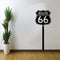 Route 66 Highway Sign - Wall Art Decal Home Decoration Wall Art - Bedroom Living Room Wall Decor - Trendy Modern Wall Art - Boys Highway 66 Play Room Wall Decoration Sticker Vinyl Decals
