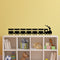 Choo Choo Train Shape - Vinyl Wall Art Stickers - Cute Wall Art Decals for Little Girls and Boys Bedroom - Nursery Room Wall Art Decor - Thomas And Friends Decoration