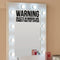 Warning Objects in Mirror are Dumber Than They Appear Sign - Art Decal - Funny Quotes Bathroom Art - Bedroom Vinyl Sticker Decals - Restroom Wall Decoration Vinyl (White)   2