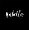 Vinyl Wall Art Decal Girls Custom Name - ’Isabella’ Custom Text Name - 12" x 30" - Girls Bedroom Vinyl Wall Decals - Cute Wall Art Decals for Baby Girl Nursery Room Decor (12" x 30"; White Cursive) White 12" x 30" 4