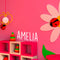 Vinyl Wall Art Decal Girls Custom Name - 'AMELIA' Custom Text Name - Girls Bedroom Vinyl Wall Decals - Cute Wall Art Decals for Baby Girl Nursery Room Decor   2