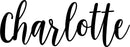 Vinyl Wall Art Decal Girls Custom Name - ’Charlotte’ Custom Text Name - Girls Bedroom Vinyl Wall Decals - Cute Wall Art Decals for Baby Girl Nursery Room Decor (12" x 33"; Black Cursive)   4