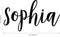 Vinyl Wall Art Decal Girls Custom Name - ’Sophia’ Custom Text Name - 12" x 26" - Girls Bedroom Vinyl Wall Decals - Cute Wall Art Decals for Baby Girl Nursery Room Decor (12" x 26"; Black Cursive) Black 12" x 26" 5