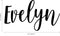 Vinyl Wall Art Decal Girls Custom Name - ’Evelyn’ Custom Text Name- 12" x 26" - Girls Bedroom Vinyl Wall Decals - Cute Wall Art Decals for Baby Girl Nursery Room Decor (12" x 26"; Black Cursive) Black 12" x 26" 3