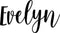 Vinyl Wall Art Decal Girls Custom Name - ’Evelyn’ Custom Text Name- Girls Bedroom Vinyl Wall Decals - Cute Wall Art Decals for Baby Girl Nursery Room Decor (12" x 26"; Black Cursive)   4