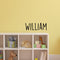 Vinyl Wall Art Decal Boys Custom Name - 'WILLIAM' Custom Text Name - Little Boys Bedroom Vinyl Wall Decals - Cute Wall Art Decals for Baby Boy Nursery Room Decor   2