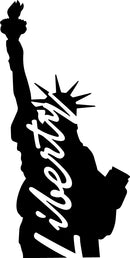 Pulse Vinyl Vinyl Wall Art Decal - Statue of Liberty Sign - I Love New York Contemporary Sign Decoration Wall Art - Business Wall Decor - Modern Interior Wall Art (45" x 23"; White)   4