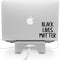 Vinyl Laptop Skin Decal - Black Lives Matter - Removable Waterproof Car Bumper Sticker Decals (5" x 5"; Black Text)   2